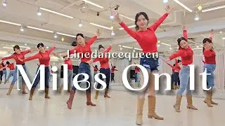 Miles On It Line Dance l Absolute Beginner l 마일스 온 잇 라인댄스 l Linedancequeen l Junghye Yoon