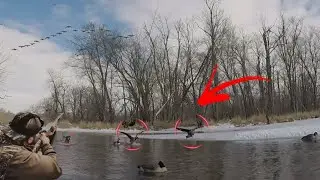 SUB ZERO Goose Hunt over an ICE HOLE! - Chief Breaking bad..