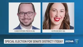 Catelin Drey wins Iowa Senate District 1 special election, breaking Republican supermajority