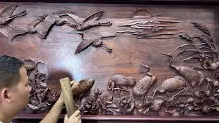 Epic Woodworking Transformation: From Giant Log to Breathtaking Wall Art in 90 Days