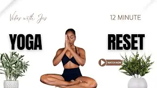 12-Minute Gentle Yoga Flow | Grounding Reset | Black Instructor