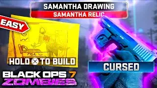 How to UNLOCK Samantha's Drawing Relic in Cursed Mode! Black Ops 7 Zombies Ashes of the Damned Relic
