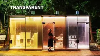 Transparent Public Toilet in Tokyo
