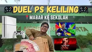 DUEL PS KELILING KE SEKOLAH 🎮 Menang eFootball & Tekken Dapet 50 Ribu 💰🥳 | 📍SMAN 16 Jakarta