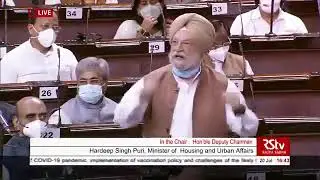 Beautiful speech by union minister Shri HardeepSPuri on oppositions hypocrisy over vaccines Do watch