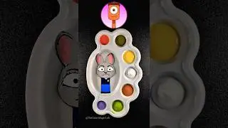 Sprunki Color Mixing 😲 Judy Hopps 🐰 #sprunki #judyhopps #zootopia #colormixing