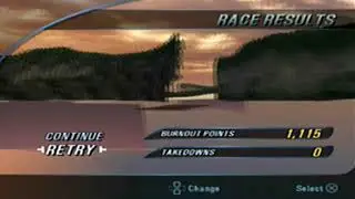 Tropical Drive, results auto-pilot (Burnout 3: Takedown)