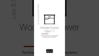 Wooden Drawer Opening sound 🔊 / cabinet sound / cabinet drawer SFX #drawer