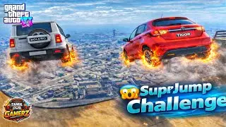 Indian Cars vs Super Ramp Jump Challenge 😱 | GTA 5 Tamil