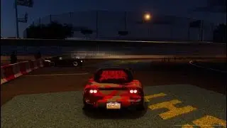 LS RX-7 night cruise around Tokyo