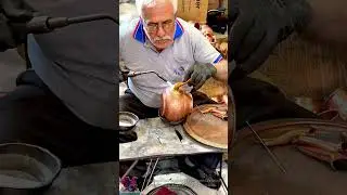 Beautiful handmade copper water bottle
