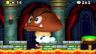 New Super Mario Bros (DS) Boss #8 - Mega Goomba