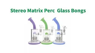 Splash Guard Stereo Matrix Perc Thick Glass Bongs / BongsWholesaler Product Review