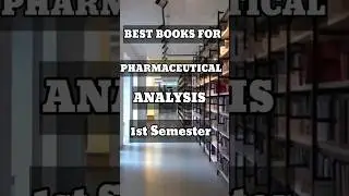 Best Books for Pharmaceutical Analysis 1st Semester l #shorts #shortfeed #bpharmacy