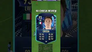 93 TOTS Chiesa Review in FIFA 23 #shorts #short