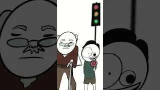 Driving Test-What do you hit? #animation #memes #shorts