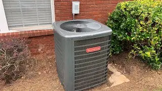Newly Installed Scratch & Dent Goodman Heat Pump Running
