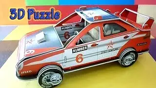 Super DIY 3D Puzzle Disney Cars Toys Making for Kids Children & Toddlers FUNNY RHYMES SCHOOL