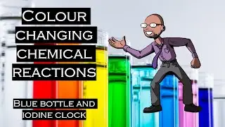 Colour Changing Chemical Reactions (blue bottle and iodine clock): STEM education activities