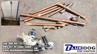 A clean, portable solution to maximize scrap copper pipe value - BWS-CC120 - Copper pipe cutter