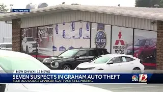 Suspects identified after vehicles stolen from Graham auto dealership
