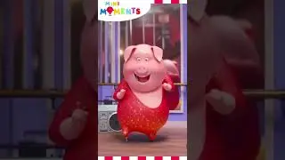 Presenting Gunter And Rosita! 🐷🪩🐷 | Sing | Mini Moments #sing #minimoments #shorts