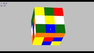 3x3x3 Rubik's cube solve (Corners first)
