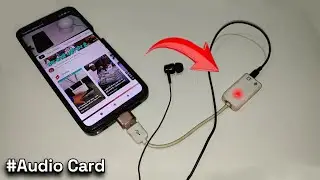 How to Use Sound Card with Phone | PC External Audio Card Device