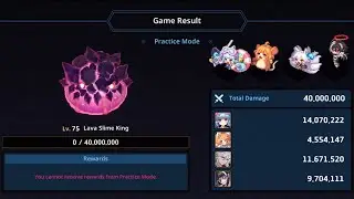 Guardian Tales Guild Conquest | Lava Slime King Lv. 75
