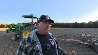 Planting HAY on Labor Day! 