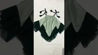 Easy Handkerchief style baby frock cutting tutorial design simple sew step by tricks and tips