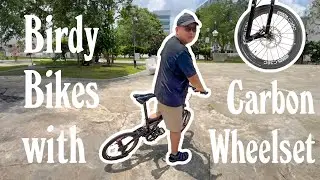 Birdy Bikes with Carbon Wheelset (Joseph Kuosac) in Action! Feat. Janette with CarryMe & CarryAll!