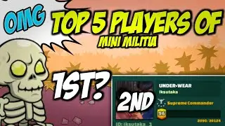 Top 5 Players of Mini Militia in 2022 | Id of pro players | Mini Militia | Devil Shivam YT