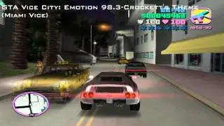 GTA Vice City: Emotion 98.3 - Crockett's Theme (Miami Vice)