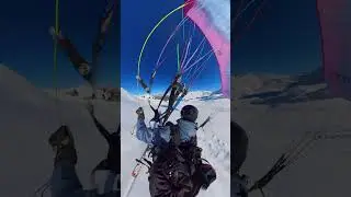 Second section of my favorite local #speedfly course 👀 ⛷️🪂 #paragliding