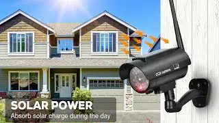 BNT Solar Powered Fake Security Camera | $100k BONUSES in Description