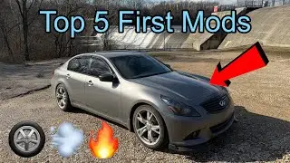Top 5 First Mods For An Infiniti G37