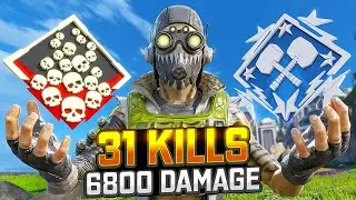 INSANE Octane 31 KILLS and 6,800 Damage Apex Legends