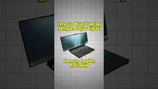 Laptop Gaming ini Layarnya Melebar. #gaminglaptop #futuretech #lenovolegion #ai #rtx #intel #gaming