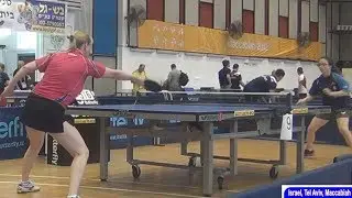 Elena CHUNIKHINA (RUS) vs Dor KARMIT (ISR) Israel, Tel Aviv, Macabiah 2013 Table Tennis