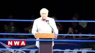 Ric Flair enters the NWA&trade; Hall of Fame