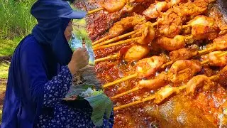 DELICIOUS GRILLED SQUID SKEWERS RECIPE | RESEP SATE CUMI-CUMI BAKAR NIKMAT | MUDAH & LEZAT BANGET!