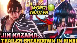Tekken 8 JIN KAZAMA Gameplay Trailer Breakdown in Hindi Explain x