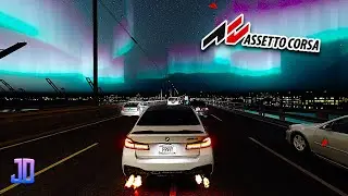 Assetto Corsa Tuned BMW M5 CS F90 Cutting up Through Hamburg | Thrustmaster T300 RS