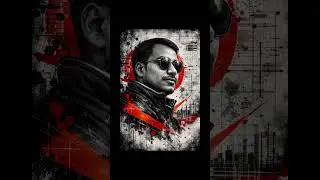 &ldquo;Silent look, loud vision. 🖤🕶️Where attitude meets art.&rdquo;#CinematicLook #ArtPortrait #CreativeVibes