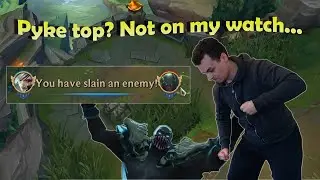 He tried to cheese me with Pyke top? - S11 Riven vs Pyke Top Gameplay