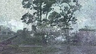 Goderich Tornado from Car