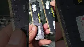 Installation Guide for CORSAIR VENGEANCE LPX 8GB DDR4 3000MHz RAM #shorts
