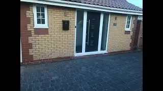 Charcoal Grey Tegula Paved Driveway in Bradley Stoke