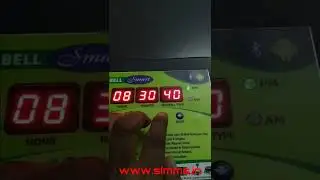 Auto Bell Timer for School College Factory | Smart Bluetooth Timer Configuration | www.simms.in
